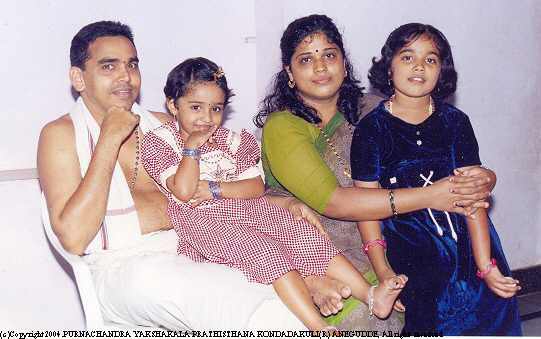 Mr. Ramachandra Hegde, Akshatha, Ms. Purnima Kondadakuli and Ashwini (From Left to right)
